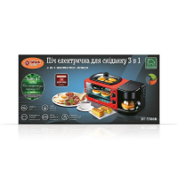 Піч електрична для сніданку 3 в 1 3600Вт BITEK BT-5308R/ 6550 (4)