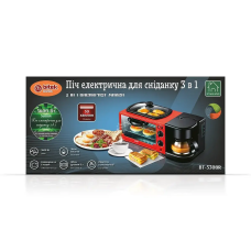 Піч електрична для сніданку 3 в 1 3600Вт BITEK BT-5308R/ 6550 (4)