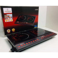 Електроплита індукційна на дві конфорки 2000 W+2000W Crownberg CB-1329 (4 шт./ясть)