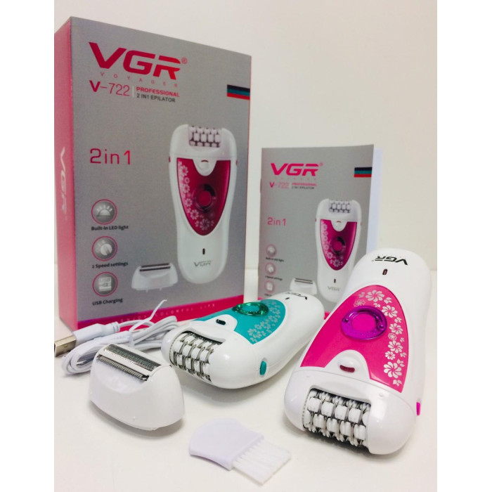 Епілятор акумуляторний VGR V 722/ 7999 (60 шт./яск.)