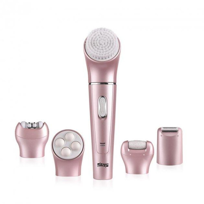 Епілятор акумуляторний для вологої та сухої епіляції 5в1 DSP 70153 (24 шт./яский)