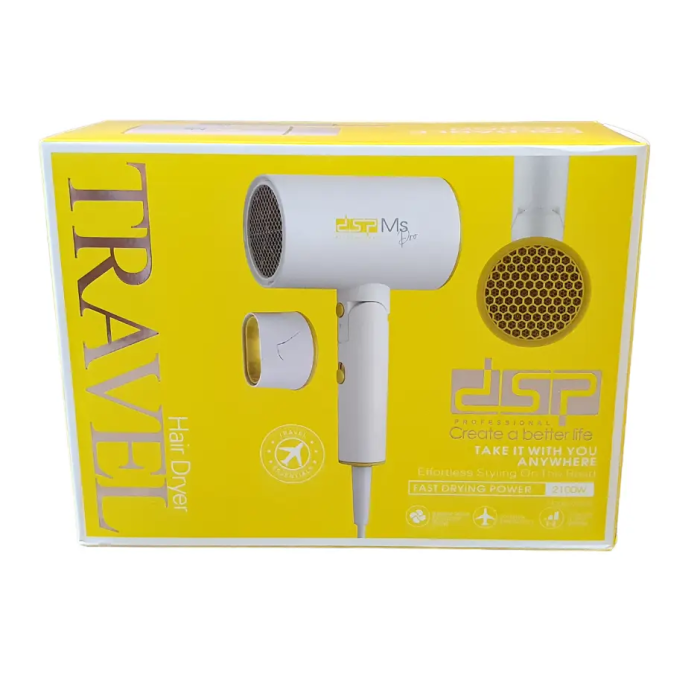 Фен дорожній потужний DSP-30386 TRAVEL Ms pro (20)