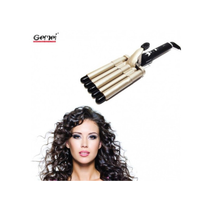 Плойка п'ять хвиль Gemei GM-2933 (40 шт/ясть)