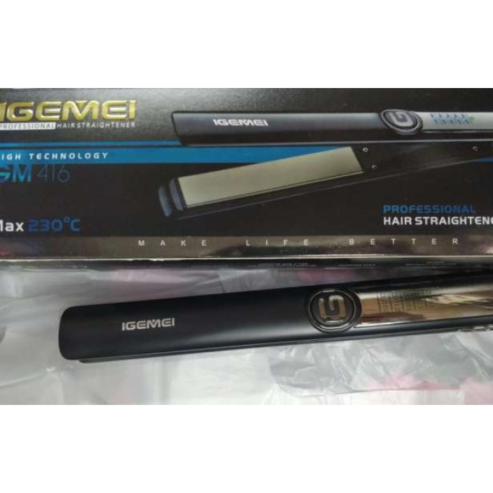 Праска випрямляч для волосся IGEMEI GM-416 (40 шт./ясть)