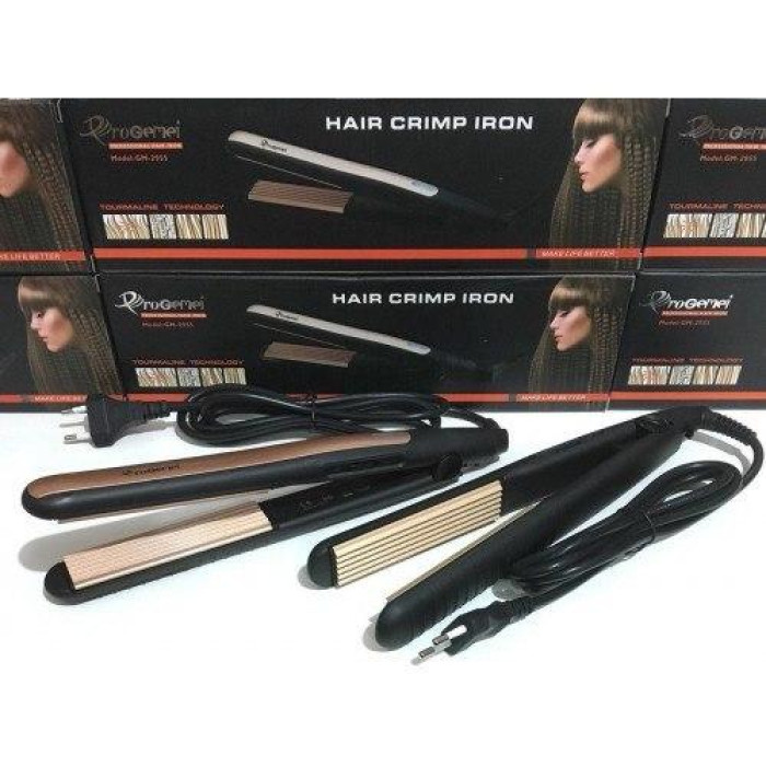 Випрямляч прасок для волосся Geemy GM-2955 S (40 шт./ясть)