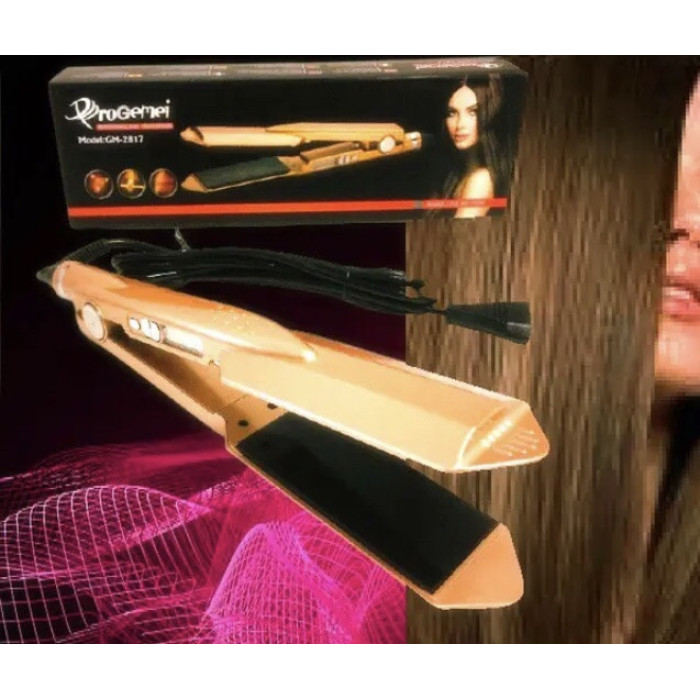 Плойка ProGemei праска для волосся керамічний нагрівач LED дисплей 450*-950*F GM-2817 (40 шт./ясть)
