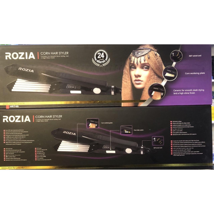 Плойка-гофре для волосся Rozia HR-746 щипці-гофре (40 шт./ящ)