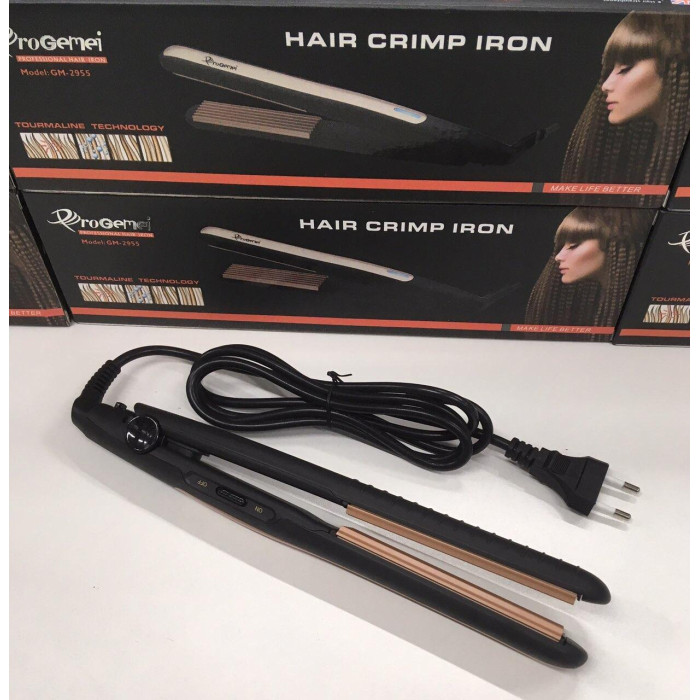 Гофре для волосся Gemei GM-2955 W (40 шт./яскравий)