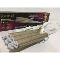 Плойка гофре Kemei KM-1010/ 7590 (40 шт./ясть)