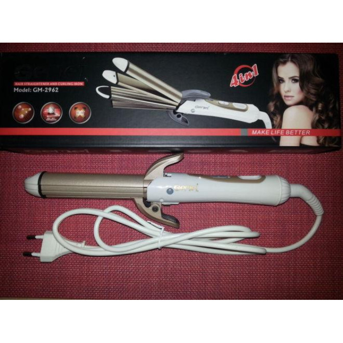 Плойка, випрямляч для волосся GEMEI 4V1 GM-2962 (60)