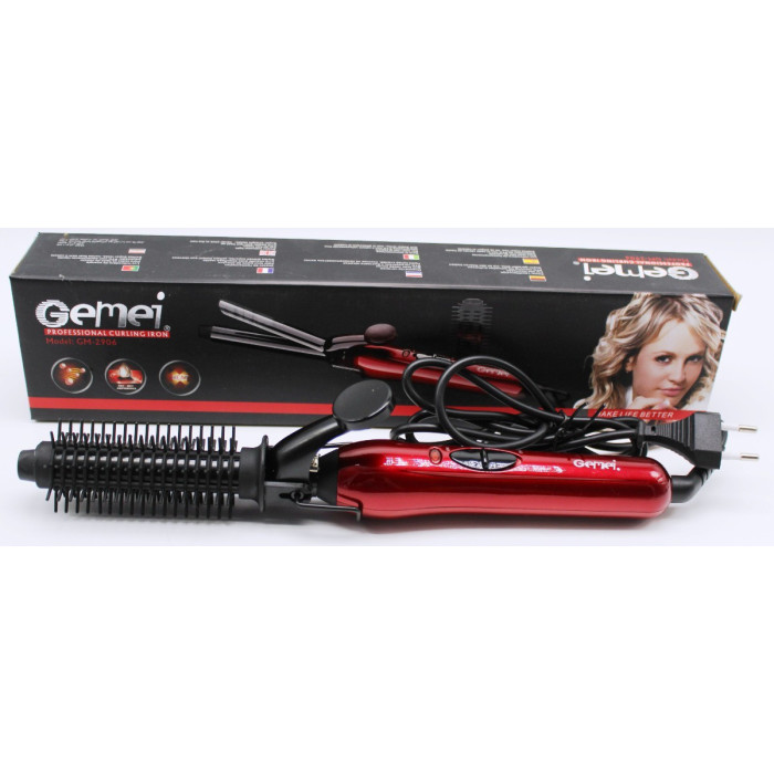 Плойка щипці зі знімною насадкою ProGemei GM 2906 (60 шт./ясть)