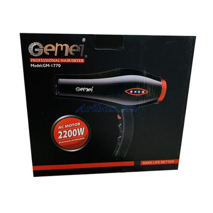 Фен для укладання волосся з насадками GM 1770 (24 шт./ясть)