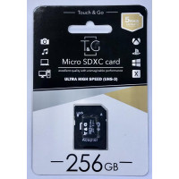 Картка пам'яті T&G micro SDHC 256 GB Class 10 +адаптер