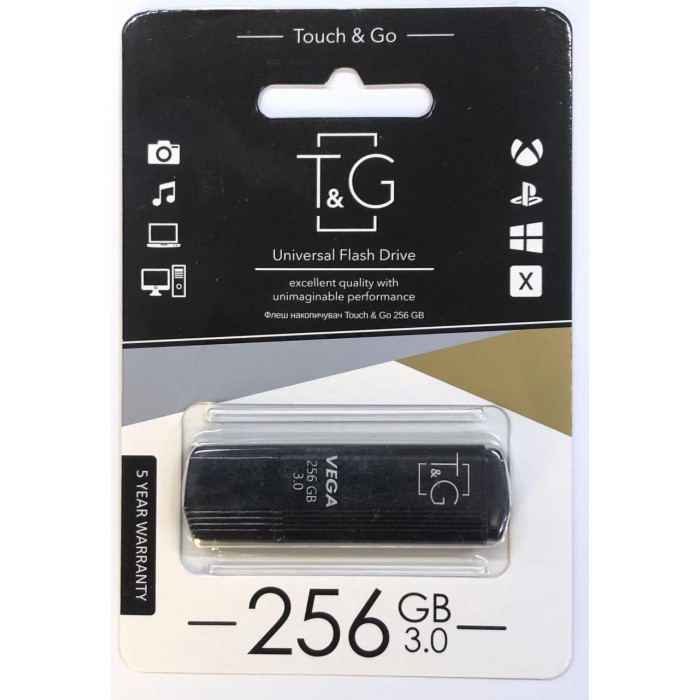 Флеш драйв T&G Flash Draiv TG 121 (USB/ 256GB/ 3.0)