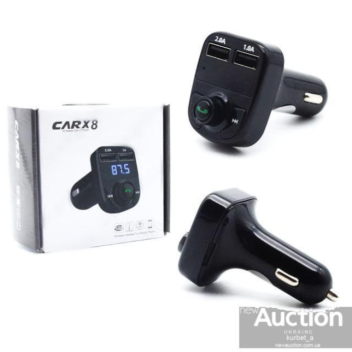 FM Модулятор з блютузом FM-X8 ART-4522 (100 шт./яск)