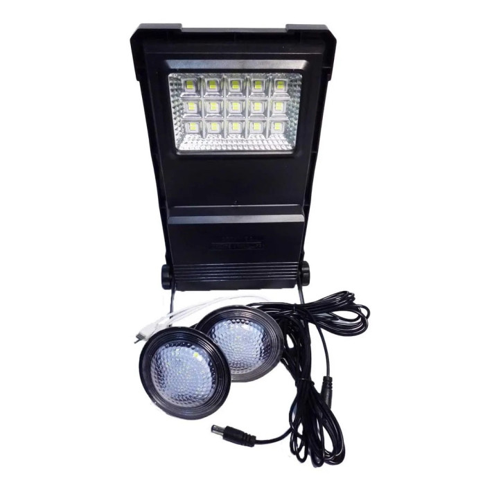 GD7A (GD-07A) Ліхтарик ручний із сонячною панеллю, павербанк MultiFunctional Led Cclamp (30)