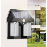 PL455 Вуличний ліхтар з сонячною панелю з датчиком руху (80)