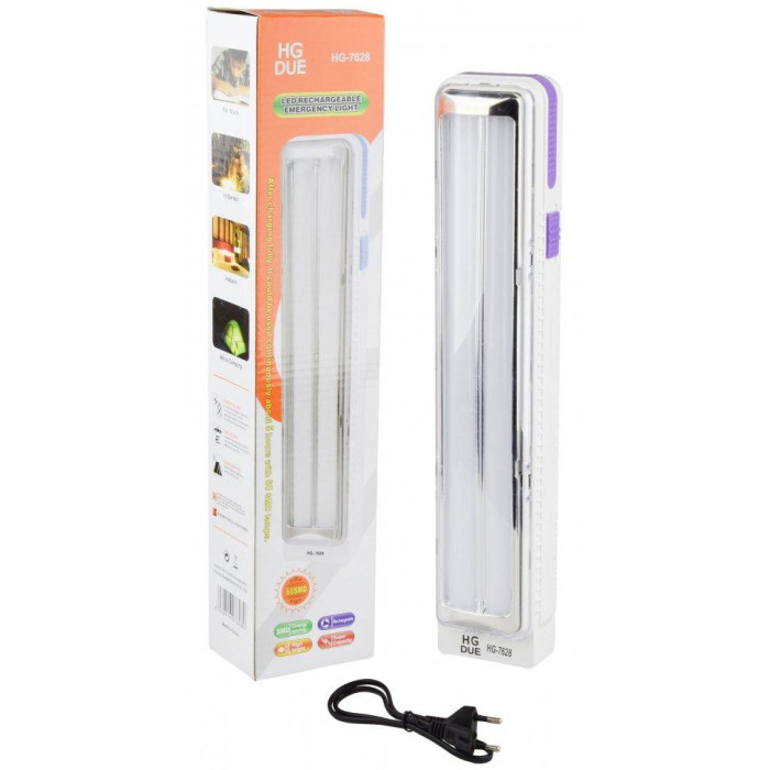Переносний ліхтар, Лампа акумуляторна HGDUE HG 7628 2400 mAh (30)