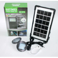 GD7A (GD-07A) Ліхтарик ручний із сонячною панеллю, павербанк MultiFunctional Led Cclamp (30)