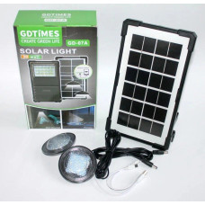 GD7A (GD-07A) Ліхтарик ручний із сонячною панеллю, павербанк MultiFunctional Led Cclamp (30)