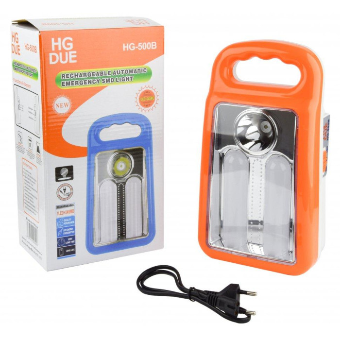 Лампа акумуляторна HG-500B 6000 мА·год (20)