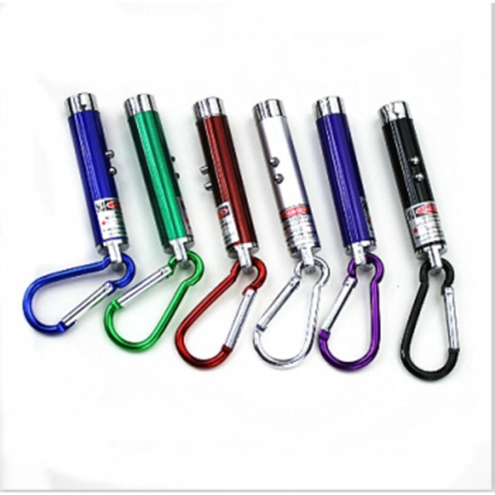 Брелок LAZER ZK-8 / WD-227/ліхтар + лазер (600 шт./ясть)