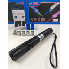 Указка LASER BLUE YX-B008/ART-1205 2*16340, 5 насадок (20 шт./ясть)