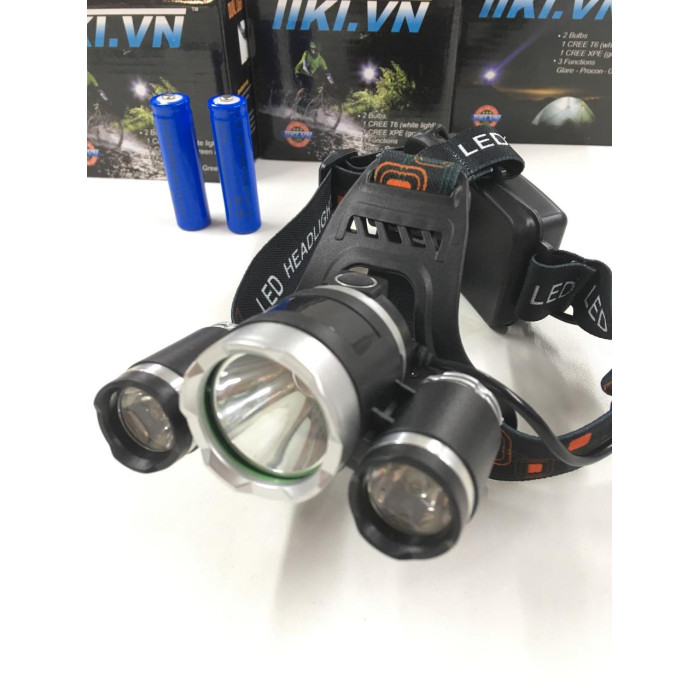 Налобний ліхтар Bailong Police RJ-3000/ 872 (2 T5X1 T6X2/18650) (120 шт/ясть)