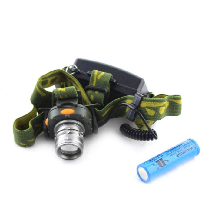 Налобний ліхтар з датчиком руху Bailong Police BL-602