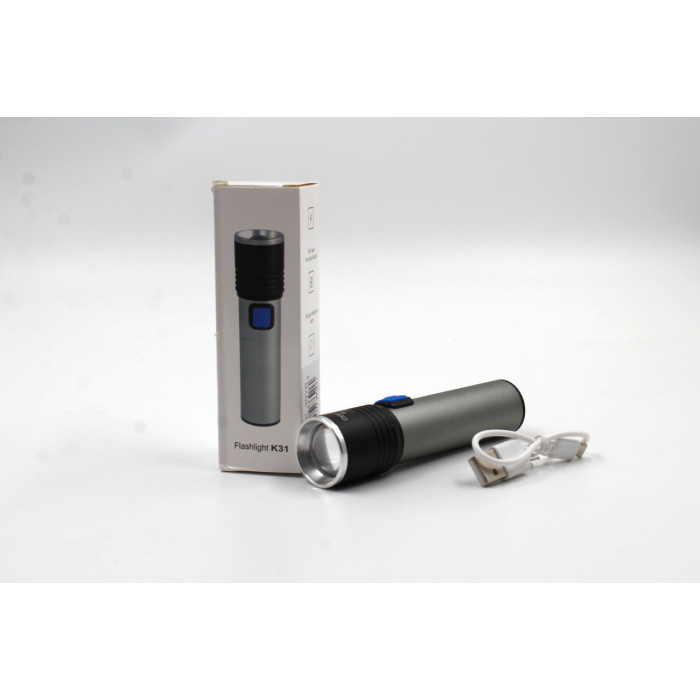 Ліхтарик ручний BL K31/ 6811 USB CHARGE (240 шт./ясть)