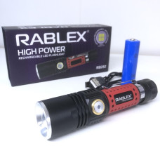 Ліхтарик ручний P50 + Zoom + акумулятор + індикатор заря Rablex RB 252 (120 шт/ящ)