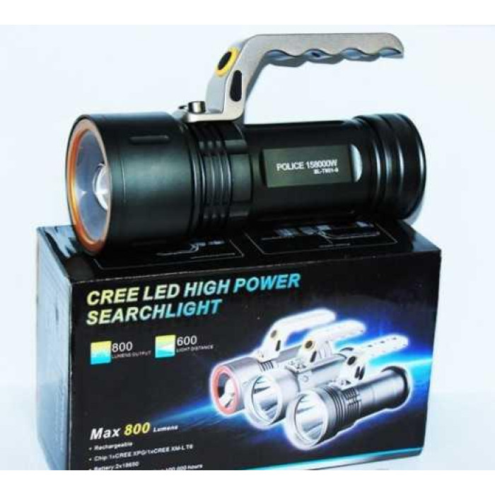 Ліхтар-прожектор Police BL-T 801-9-T6/690 /2x18650/T6/158000W (60)