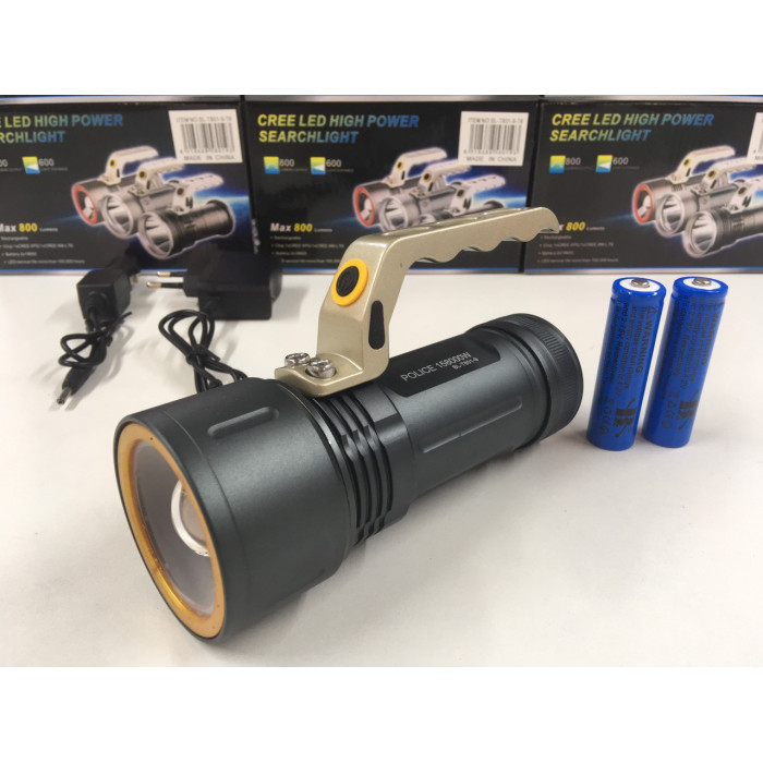 Ліхтар-прожектор Police BL-T 801-9-T6/690 /2x18650/T6/158000W (60)