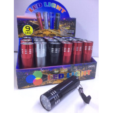 Ліхтар ручний світлодіодний RT 907/519/PT 1909, 3AAA x 9LED (240 шт./яский)