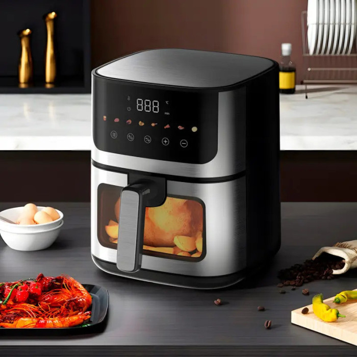 Аерогриль, Аерофритюрниць Rainberg RB-2268 4200w, 8L (4 шт.)