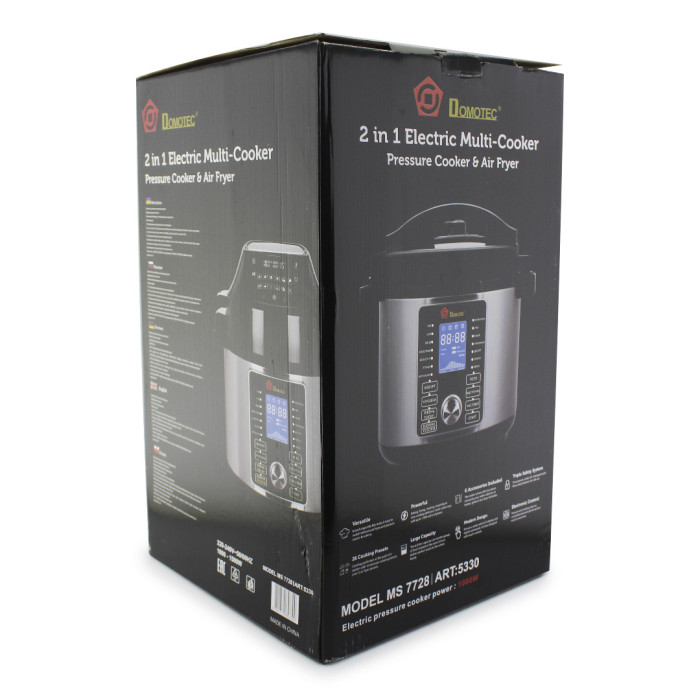Мультиварка + фритюрниця 2 в 1 MS 7728 6 л ART 5330 (1 шт./ясть)