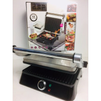 Гриль DSP KB 1001 електричний притискний з таймером 1400 Вт (3 шт./ясть)