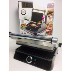 Гриль DSP KB 1001 електричний притискний з таймером 1400 Вт (3 шт./ясть)