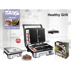 Електричний гриль DSP з регулюванням температури 1800 Ватів Притискний гриль KB-1045 (4 шт./яск)