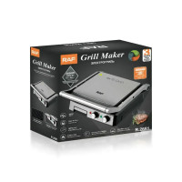 Гриль контактний 2800Вт BBQ RAF R2681/ 7266 (4шт/ящ)