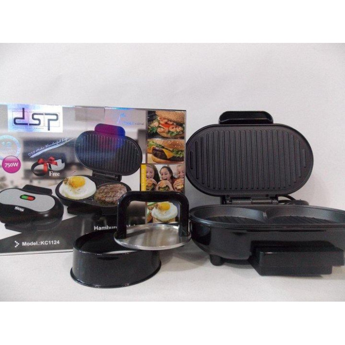 Гриль-колетниця для гамбургерів DSP KC 1124, 750 Вт (8 шт./ясть)