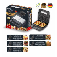 Вафельниця Гриль Сендвичница 5в 1 Zepline ZP-802 (6)