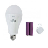 Лампочка з акумулятором 2 x 18650 20w ART 8440 P27 (100)