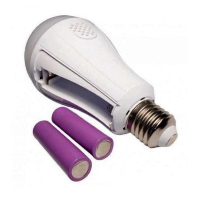 Лампочка з акумулятором 2 x 18650 20w ART 8440 P27 (100)