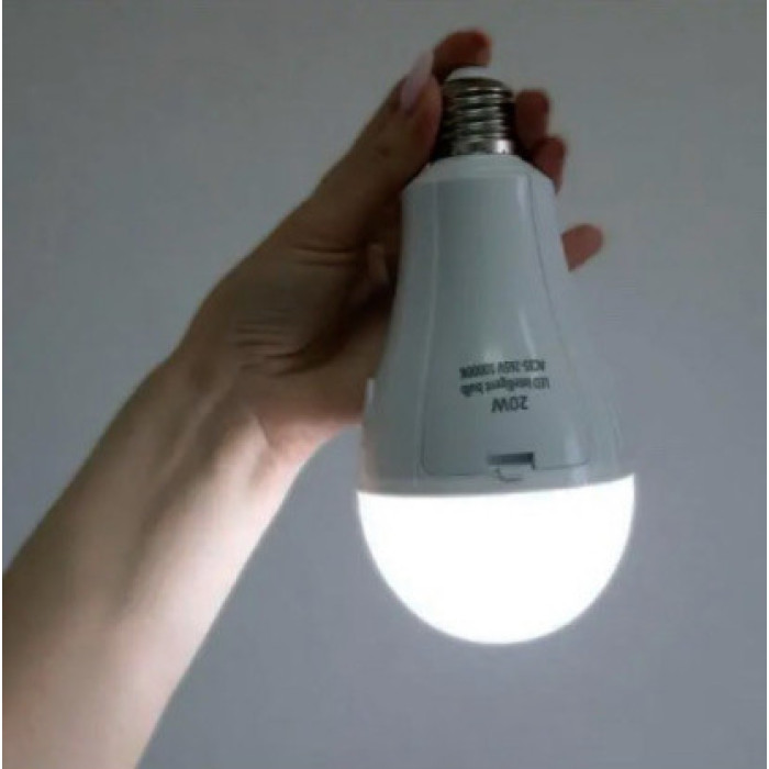 Лампочка з акумулятором 2 x 18650 20w ART 8440 P27 (100)