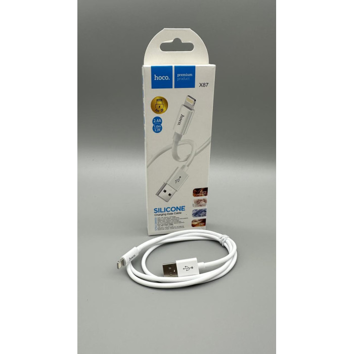 Кабель HOCO X87 iPhone Magic silicone charging data cable