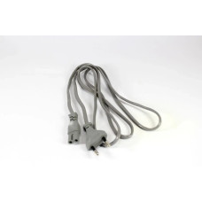 Мережевий шнур для радіоприймача (сірий/тонкі)