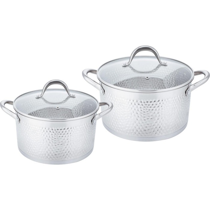 BN-681 Набір каструль-Нерж. сталь, 2,6 л, 4,7 л. 4 предм (4)