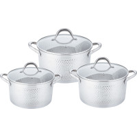 BN-682 Набір каструль-Нерж. сталь, 1,9 л, 2,6 л, 3,6 л. 6 предм (4)