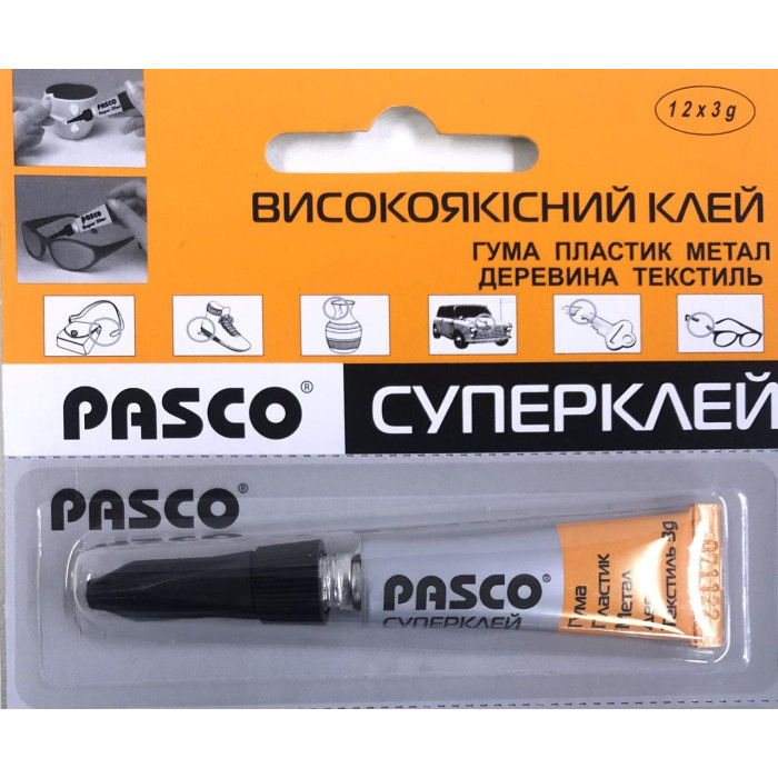 Клей Pasco C-041 супер клей 3г (12/ 48/ 576)